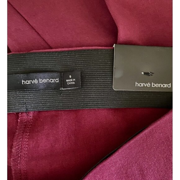 Harve Benard Classic Bootcut Slimming Split Hem Stretch Trousers Size 8 NEW NWT - Picture 8 of 11